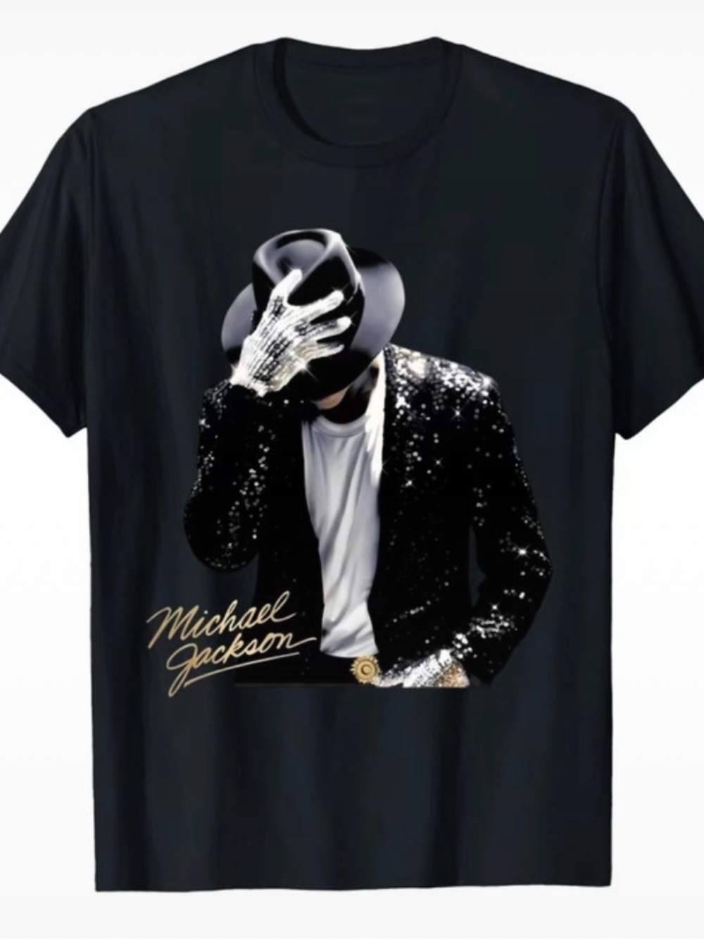 Black Graphic Michael Jackson Tribute T‑Shirt (Unisex)